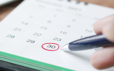 Calendario señalado